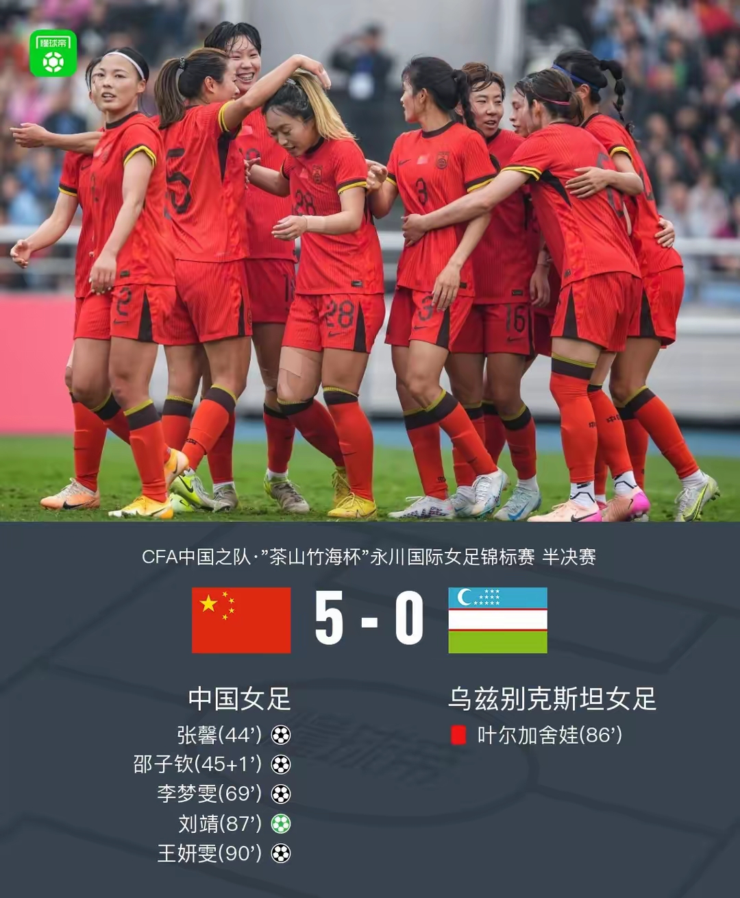 亚洲女足锦标赛:中国队连胜晋级四强 亚洲女足锦标赛:中国队连胜晋级四强